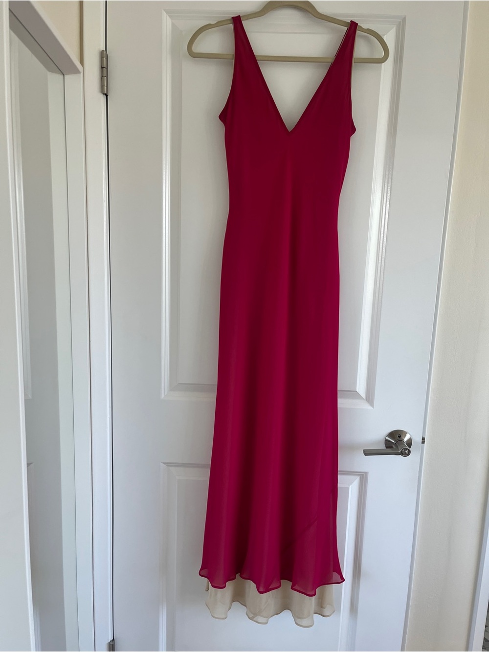 Banana Republic Double Layer Maxi Dress - Silk - Size 4
